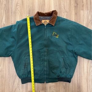 Carhartt style green jacket